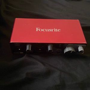 Focus rite audio interface and microphone